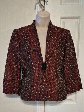 Jessica Howard Petite Black Lined Jacket